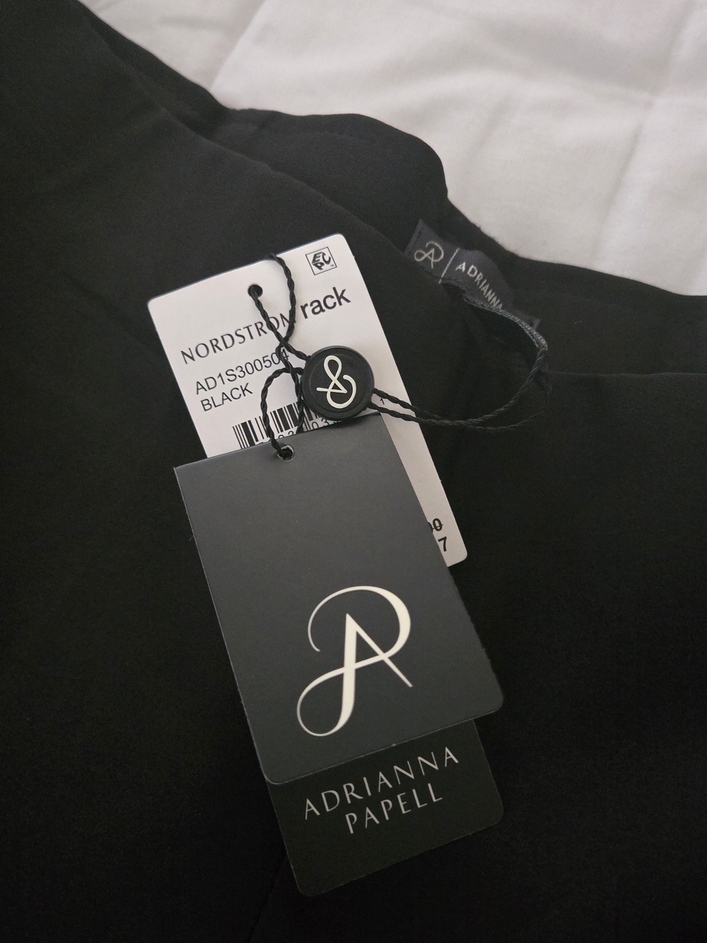 Adrianna Papell Men's Black Dress Trousers - Picture 2 of 4